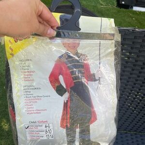 Child's Red and Black Costume Set